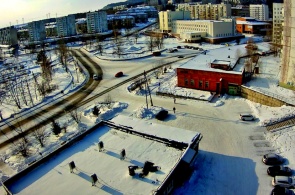 Bereich des Naimushina-Kulturpalastes. Webcams von Ust-Ilimsk