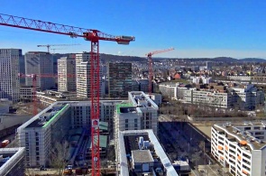 Panorama der Stadt. Webcams Zürich