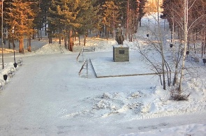 Park des Sieges. Denkmal für Soldaten. Webcams von Ust-Ilimsk
