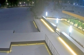 Lopatinsky-Garten. Bootsstation. Smolensk-Webcams online