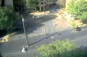 Zion Square. Jerusalem Webcams online