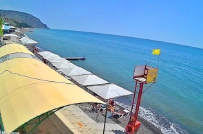 Der Strand der Pension Zenit. Webcams Marine