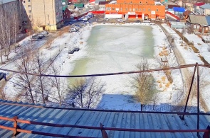Glassvodskaya Microdrikt. Teich. Webcams können online sein