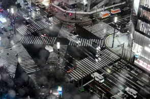 Sukiyabashi-Kreuzung. Tokio-Webcams online