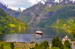 Hotel Union Geiranger. Webcams Geirangerfjord