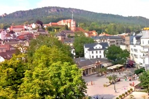 Blick vom Theater auf den Goetheplatz. Baden-Baden Webcams online