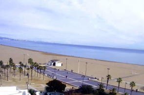 Las Arenas Beach. Valencia Webcam online