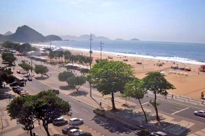 Copacabana-Strand. Winkel 2. Rio de Janeiro Webcams online