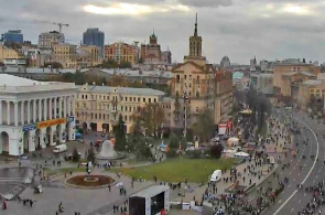 Independence Square - der zentrale Platz der Kiewer Webcam online