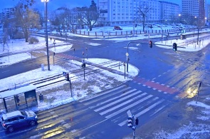 Kreuzung von Polytechnic und Wroblewski. Lodz Webcams online