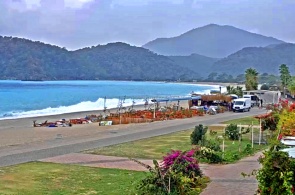 Strandblick. Webcams Ölüdeniz