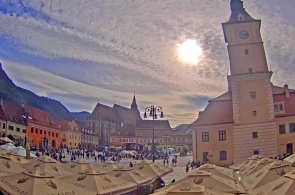 Sfatulu-Platz. Webcams Brasov