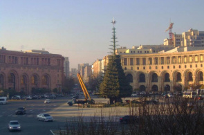 Platz der Republik. Echtzeit Eriwan