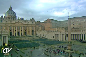 Petersdom. Vatikanische Webcam online