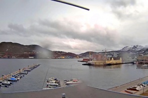 Hafen von Harstad. Webcams Troms