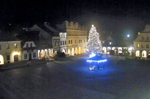 Marktplatz der Stadt. Webcams von Kazimierz Dolny online