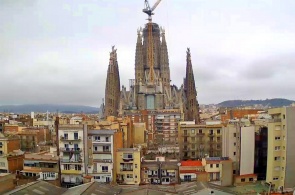 Kathedrale der Heiligen Familie. Barcelona-Webcams online