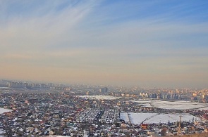 Panorama der Stadt. Webcams Bischkek