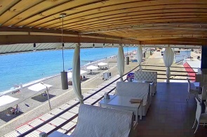 Café Veranda in Rybachy. Webcams Morskoe