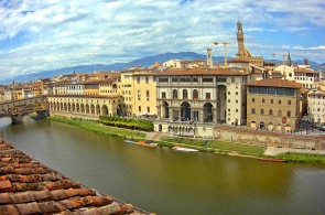 Brücke Ponte Vecchio. Winkel 2. Florenz-Webcams online