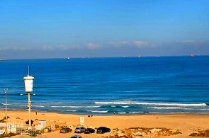 Strand von Kiryat Haim. Haifa-Webcams online