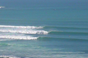 Panorama von Bingin Strand. Webcams Bali online