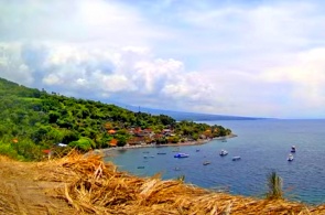 Jemeluk Amed Strand. Webcams Bali