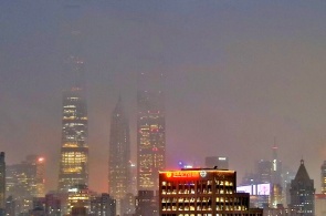 Panorama der Stadt. Shanghai-Webcams online