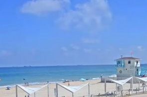 Strand von Shimshon Sheva. Webcams Aschdod