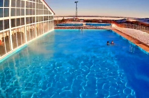 Schwimmbad des Khvalynsky Park Hotels. Chwalynsk Webcams online