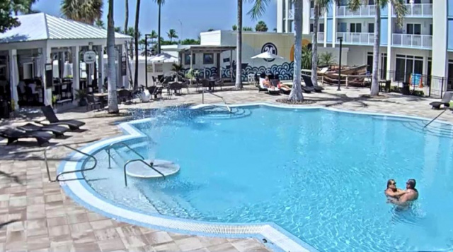 Hotel Pool 24 North Hotel Key West. Key West Webcams online