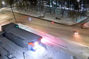 Die Kreuzung von Ostrovsky und Oktyabrskaya. Salavat-Webcams