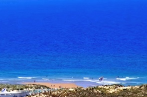 Praia da Fonte da Telha. Winkel 2. Webcams der Costa da Caparica