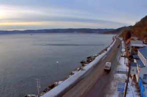 Baikalsee, Dorf Listvyanka. Panorama-Webcam online