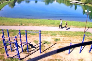 Stadtsee. Winkel 2. Georgievsk Webcams online