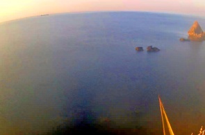 Vietri sul Mare, Klippen von Due Fratelli. Webcams Salerno online