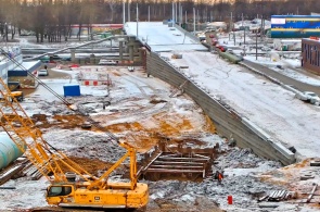 Brücke zur Kreuzung. Tula-Webcams online