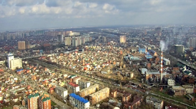 Panorama-Webcam von Krasnodar. Richtung Osten.