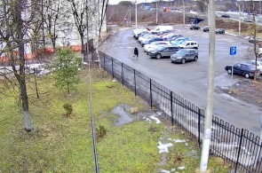 Zarechnaya Street Eingang zur Stadt. Track 3. Webcams Yakhroma online