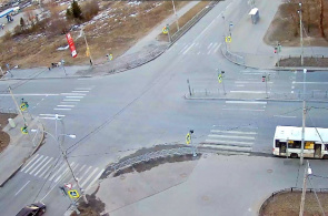 Kreuzung der Krasnogorodskaya-Straße und der Gatchinsky-Autobahn