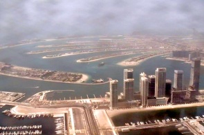 Panoramablick auf den Princess Tower. Dubai-Webcams