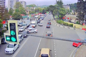 Kreuzung der Autobahnen Leningradskaja und Batumi. Webcams Dagomys